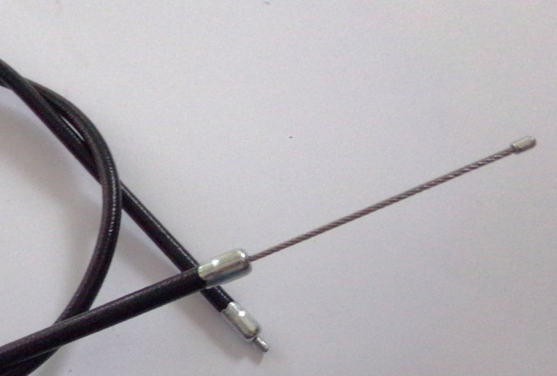 Komplet 4 linek, pancerz w oplocie bawełnianym, czarny, Jawa 350 Perak-photo3