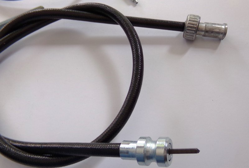Komplet 4 linek, pancerz w oplocie bawełnianym, czarny, Jawa 350 Perak-photo3