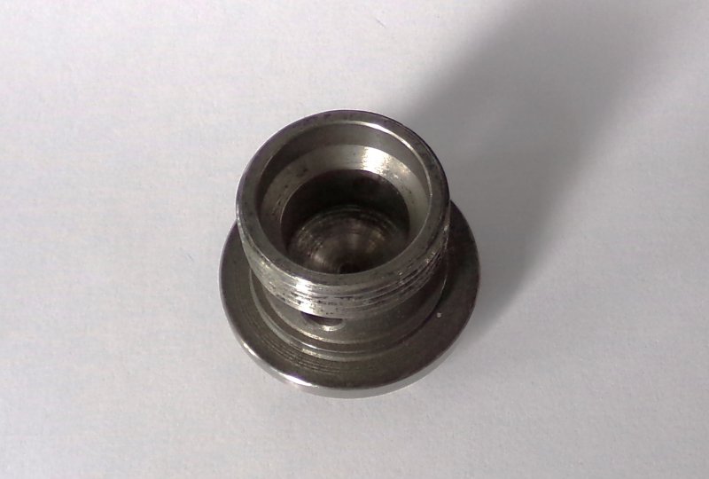 Dolna śruba magistrali olejowej, 26x1,5mm, nierdzewna, Jawa 500 OHC 01, 02-photo4