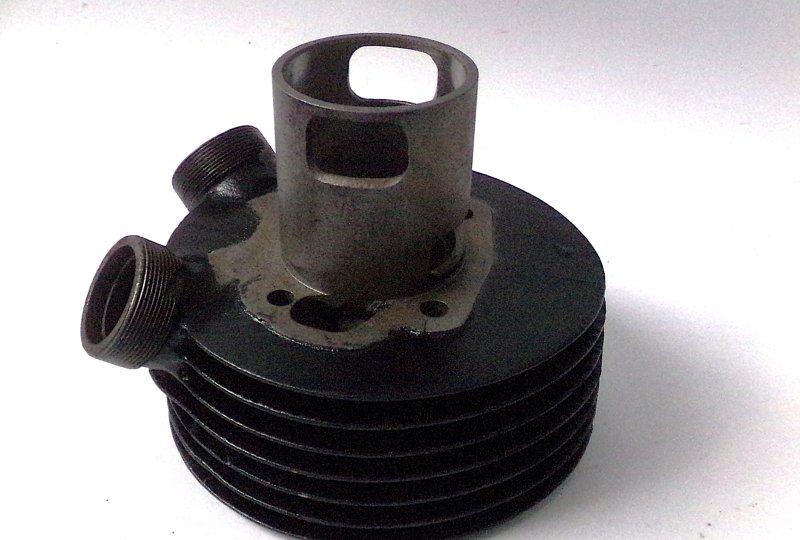 Cylinder + tłok 59,50/16, oryginał, po renowacji, Jawa 175/356-photo7
