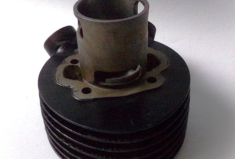 Cylinder + tłok 59,50/16, oryginał, po renowacji, Jawa 175/356-photo5