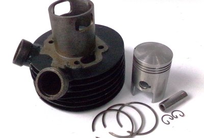 Cylinder + tłok 59,50/16, oryginał, po renowacji, Jawa 175/356