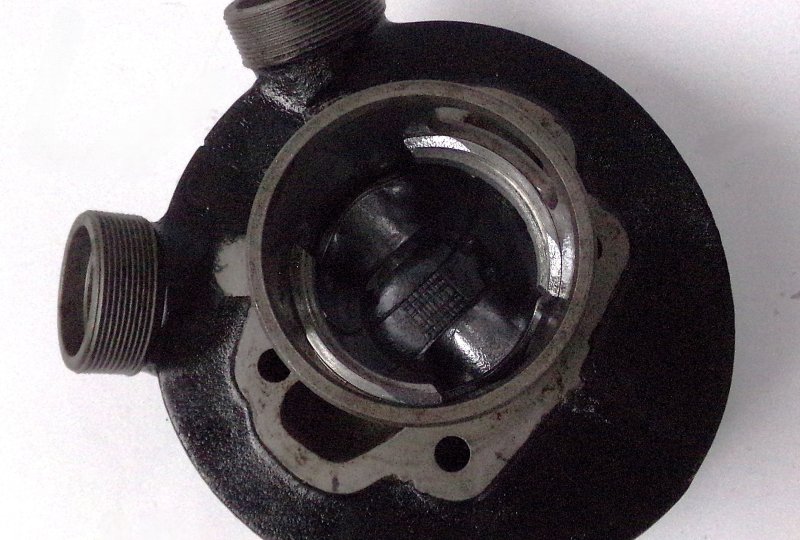 Cylinder + tłok 59,25/16, oryginał, po renowacji, Jawa 175/356-photo4