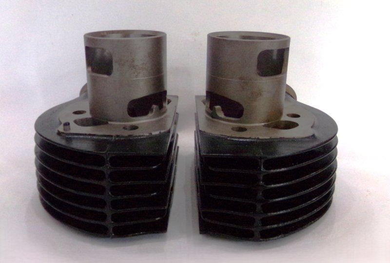 Cylindry, z zestawem tłoków 58,25 mm/16, oryginał, po renowacji, Jawa 350 Kyvacka, Panelka-photo6