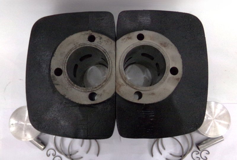 Cylindry, z zestawem tłoków 59,00 mm/16, oryginał, po renowacji, Jawa 634, CZ 472-photo4