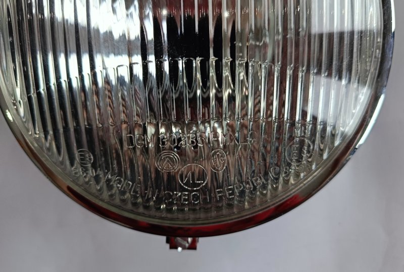 Lampa przednia, P45, chromowana ramka, Jawa, CZ-photo3