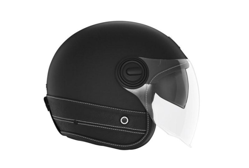 Kask NOX HERITAGE LEATHER S czarny mat-photo3