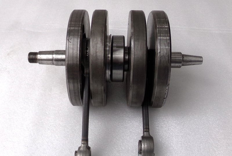 Wał korbowy, łożysko igiełkowe, na sworzeń 16 mm, pod alternator, oryginał, po renowacji, /1/, Jawa 632 (12V), 634 (12V)-photo3