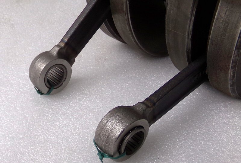 Wał korbowy, łożysko igiełkowe, na sworzeń 16 mm, pod alternator, oryginał, po renowacji, /1/, Jawa 632 (12V), 634 (12V)-photo5