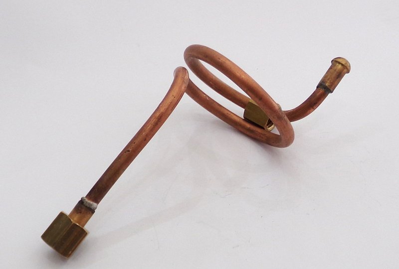 Rurka paliwowa do gażnika JIKOV, mosiądz, CZ 98-photo2