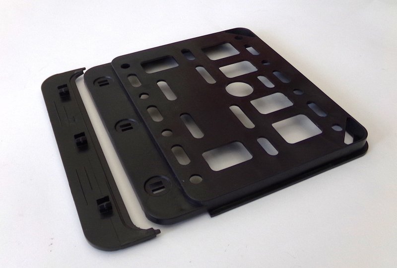 Ramka-motorower pod tablicę rejestracyjną, z nadrukiem 4JAWA i logo JAWA, z połyskiem-photo2