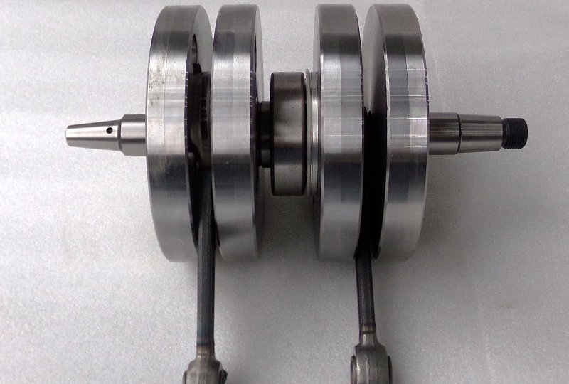 Wał korbowy, łożysko igiełkowe, na sworzeń 16 mm, pod alternator, Jawa 634 (12V), CZ 472 (12V)-photo3
