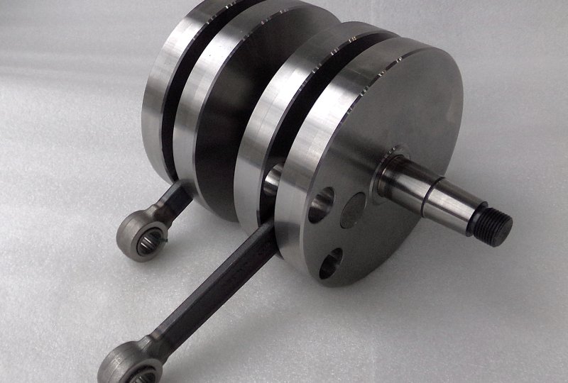 Wał korbowy, łożysko igiełkowe, na sworzeń 16 mm, pod alternator, Jawa 634 (12V), CZ 472 (12V)-photo2