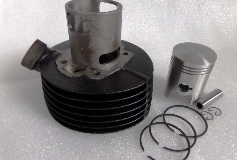 Cylinder + tłok 60,00/16, oryginał, po renowacji, Jawa 175/356-photo4