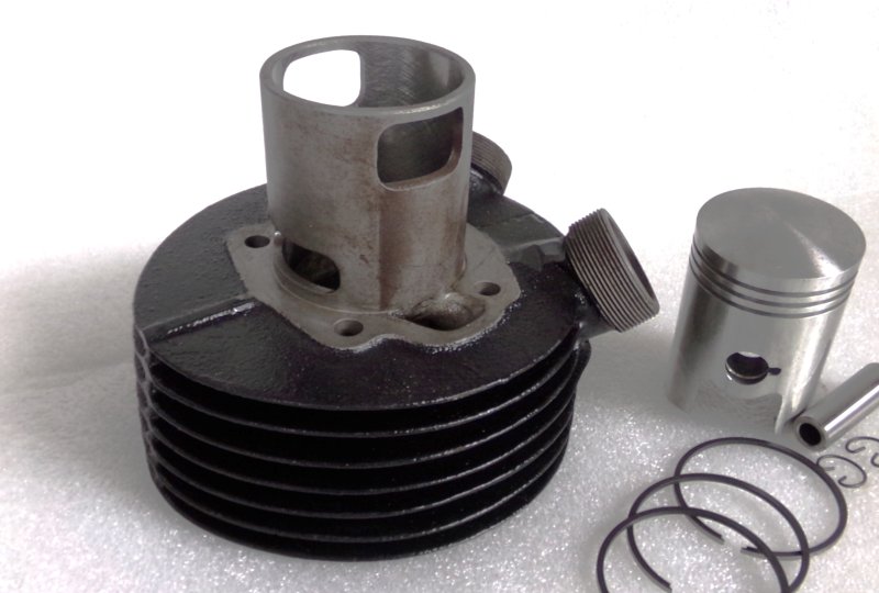 Cylinder + tłok 60,00/16, oryginał, po renowacji, Jawa 175/356-photo5
