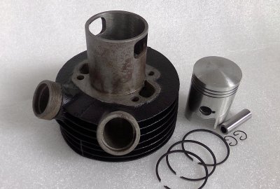 Cylinder + tłok 60,00/16, oryginał, po renowacji, Jawa 175/356