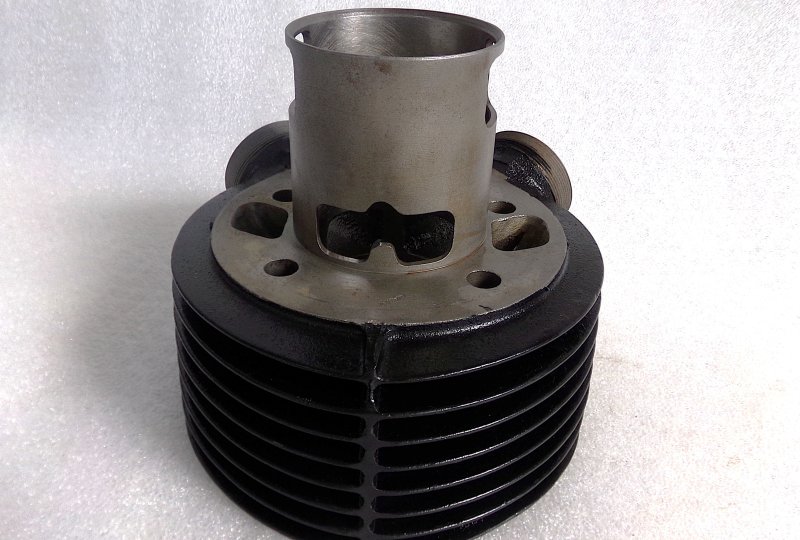 Cylinder + tłok 66,50/15, oryginał, po renowacji, Jawa 250 Kyvacka-photo5