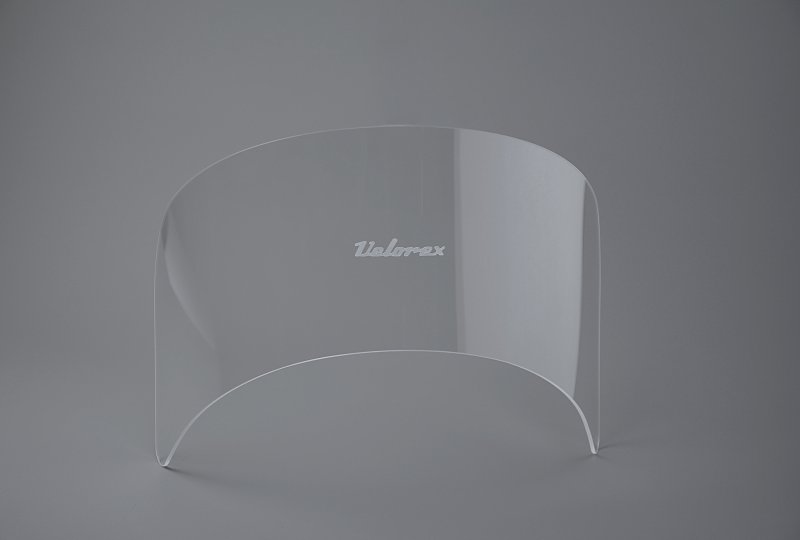 Szyba przednia PLEXI, niższa, 22 cm, z logo Velorex, VELOREX 560, 561-photo1