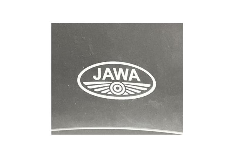 Szyba przednia PLEXI, niższa, 17 cm, z logo JAWA, VELOREX 562-photo3