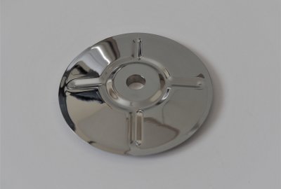 Pokrywa zębatki 163 mm, chrom, Jawa, CZ 125/175/250