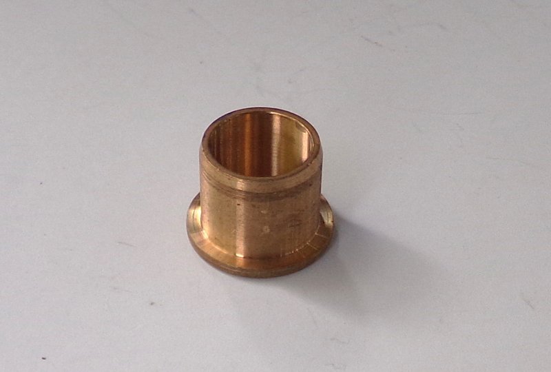 Tuleja skrzyni biegów 15,5x16x13 mm, otwarta, brąz, oryginał, Jawa, CZ 175-photo3