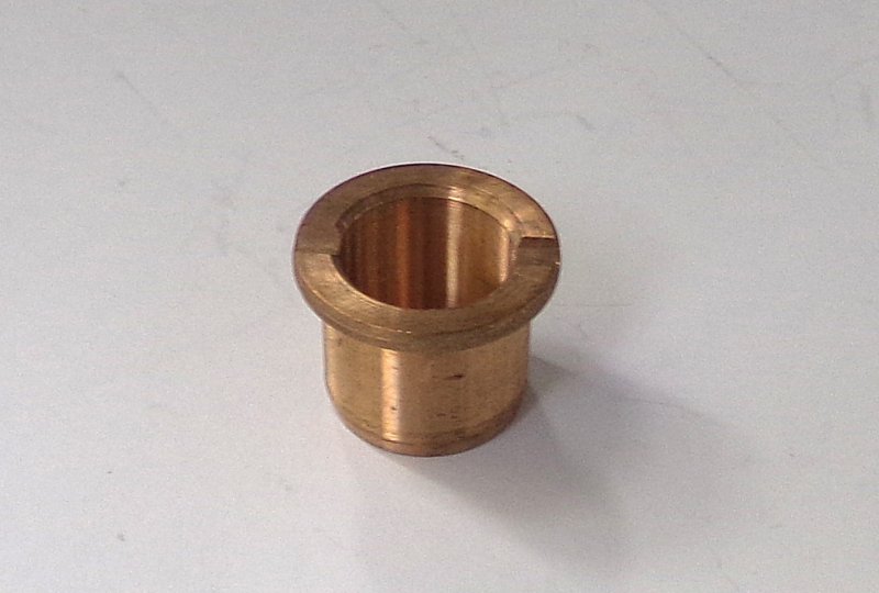 Tuleja skrzyni biegów 15,5x16x13 mm, otwarta, brąz, oryginał, Jawa, CZ 175-photo2