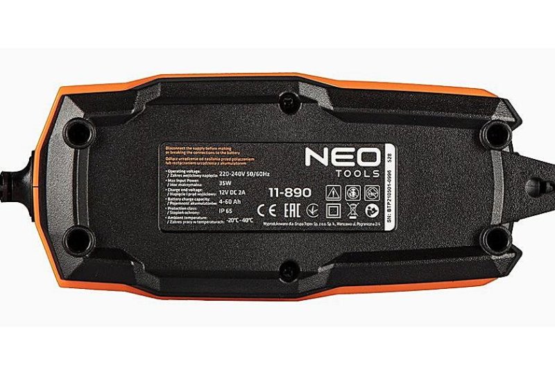 Prostownik automatyczny 2A/35W, 4-60Ah, do akumulatorów kwasowych / AGM / GEL-photo2