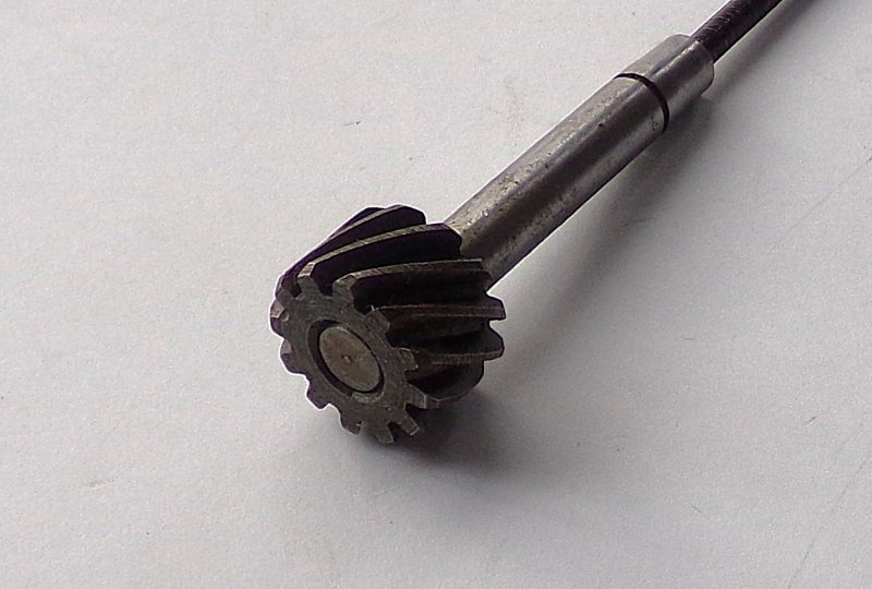Napęd licznika, 12 zębów, długość 178 mm, średnica 6 mm, oryginał, CZ 501/502-photo3