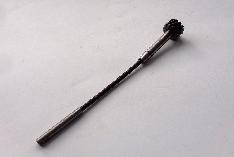 Napęd licznika, 12 zębów, długość 178 mm, średnica 6 mm, oryginał, CZ 501/502-photo2