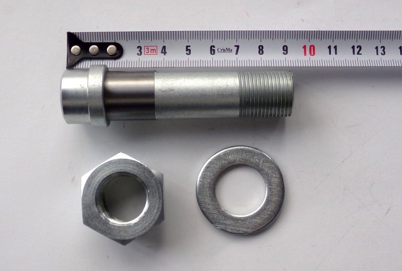 Sworzeń zębatki z nakrętką do wahacza aluminiowego, CZ 487-472-photo4