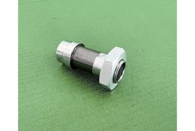 Sworzeń zębatki z nakrętką do wahacza stalowego, CZ 487-472