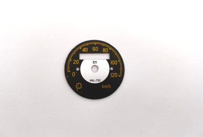 Cyferblat licznika WSK (2) 0 - 120 km/h