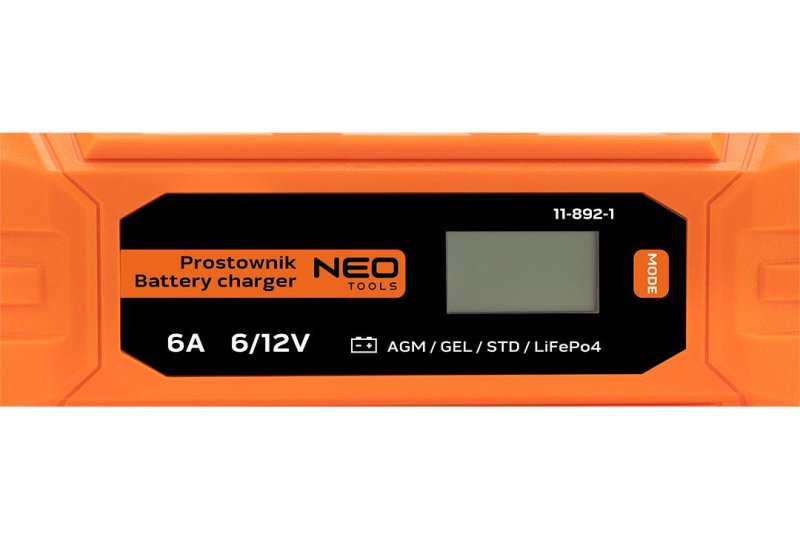 Prostownik automatyczny 6A/100W, 3-150Ah, do akumulatorów kwasowych / AGM / GEL-photo6