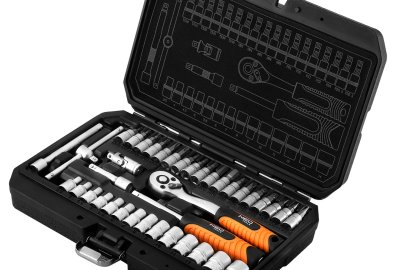 Zestaw kluczy nasadowych 1/4&amp;quot;, 38 szt., satynowy