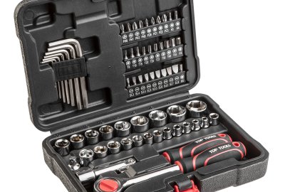 Zestaw kluczy nasadowych 1/4&amp;quot;, 3/8&amp;quot;, 63 szt.