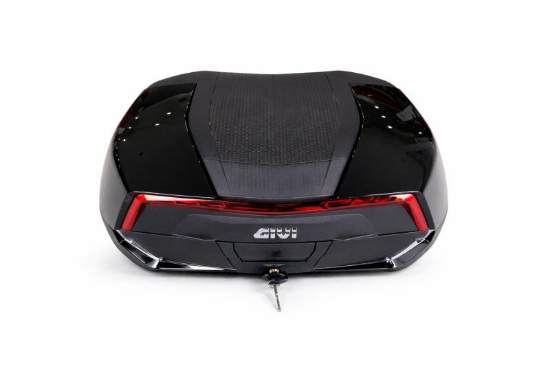 Kufer tylny V58 litrów z adapterem i oparciem pasażera - zestaw-photo2