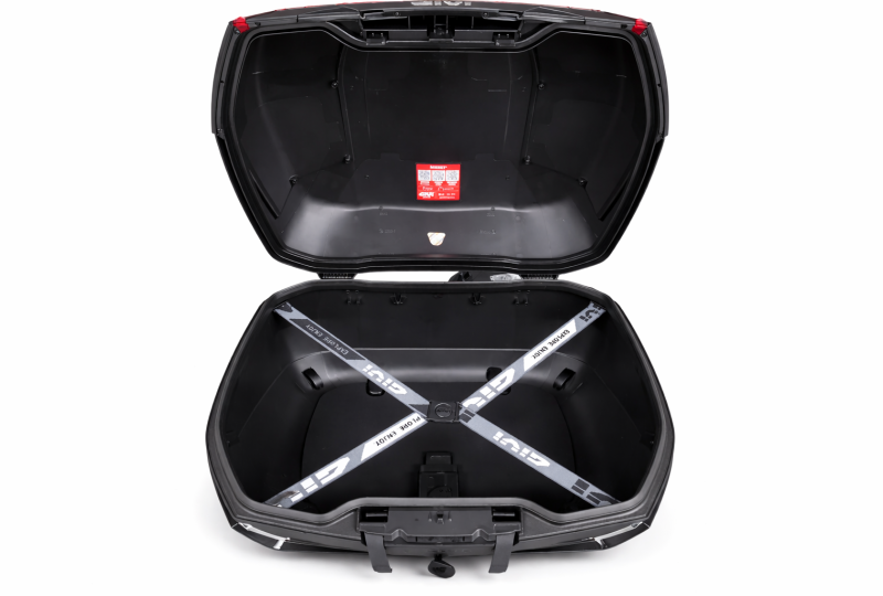 Kufer tylny V58 litrów z adapterem i oparciem pasażera - zestaw-photo3