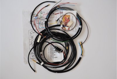 Instalacja elektryczna z modułem światła stop, Jawa 350 Perak