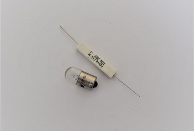 Opornik do hamulca 12V z żarówką 12V 21w, Jawa Perak, Ogar, OHC, CZ