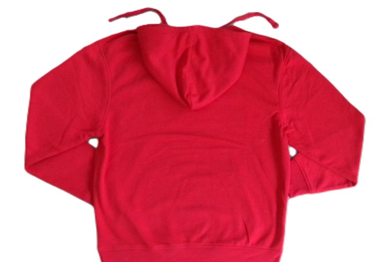 Bluza męska z kapturem, czerwona, z logo JAWA, rozmiar S-photo2