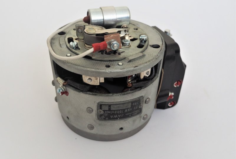 Stojan prądnicy jednocylindrowy 6V z regulatorem napięcia, Jawa-CZ 250-photo3