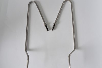 Uchwyt przedniej szyby, nierdzewny, polerowany, Jawa Kyvacka, Panelka