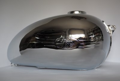 Zbiornik paliwa, Jawa 250, 350 Kyvacka, wersja bez amperomierza