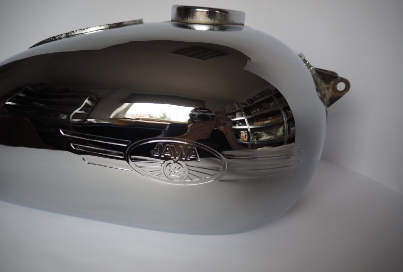 Zbiornik paliwa, Jawa 250, 350 Kyvacka, wersja  z amperomierzem-photo2