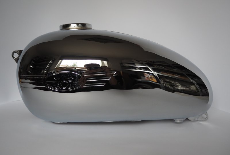 Zbiornik paliwa, Jawa 250, 350 Kyvacka, Panelka, wersja bez amperomierza-photo2