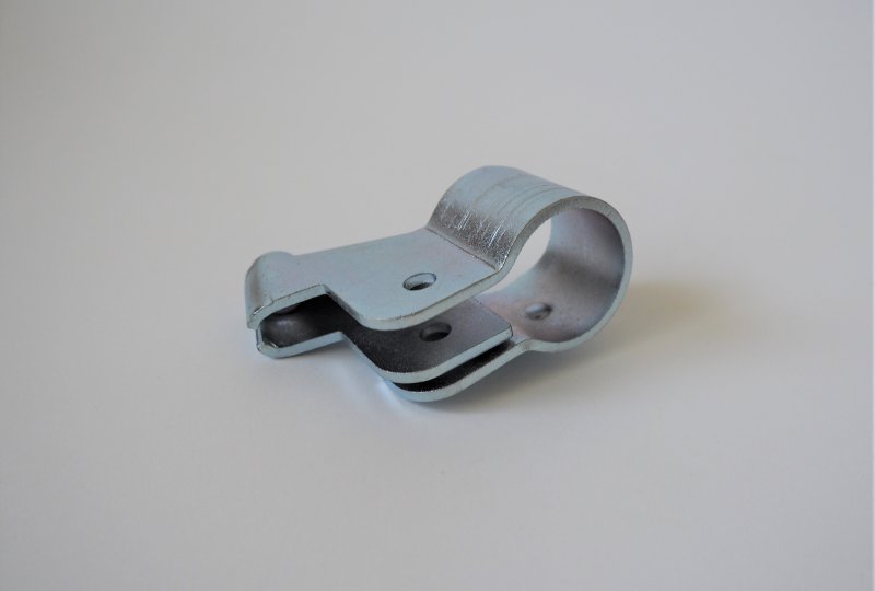 Uchwyt klamki kierownicy, lewy, ocynk, Jawa-photo2