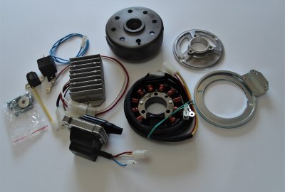 Komplet VAPE 6 V pojedynczy cylinder, Jawa 250 Perak, Kyvacka, CZ 125-250