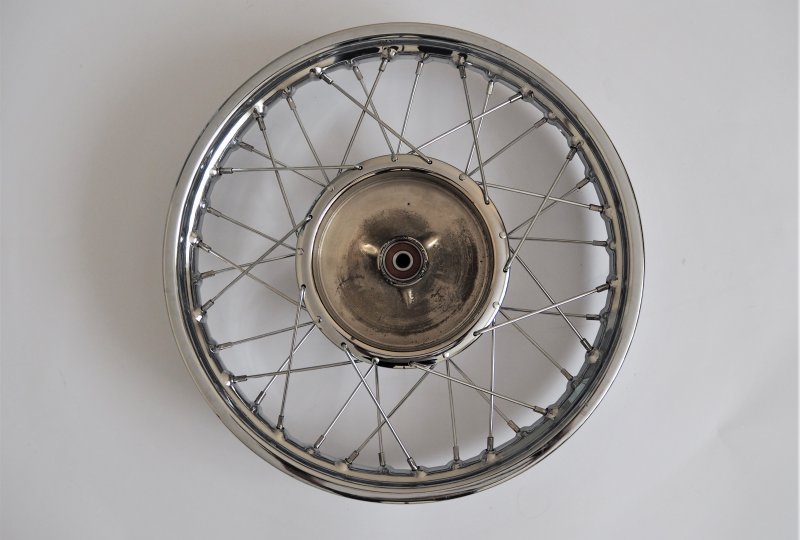 Koło przednie, Jawa 250/350 Kyvacka półbęben-photo2